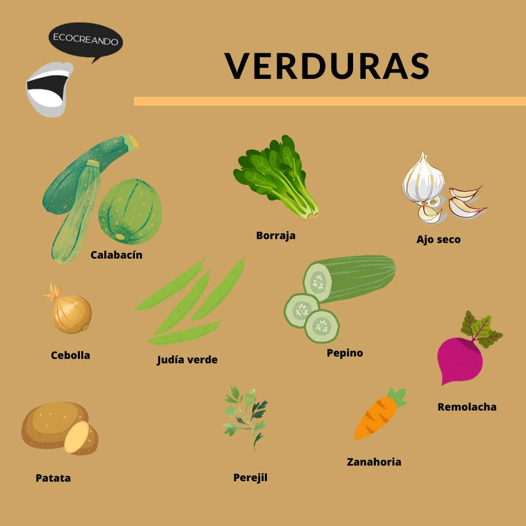 #Frutas y #verduras de #temporada en España Peninsular ¿Por qué es bueno?
🫀 Por tu salud,
🏞️Por el cuidado del medio ambiente
🗺️Favorece la producción local
🍓🍊🍌🍉🥦🥬🥔
#pequeñosgestosgrandescambios #alimentacionsostenible #medioambiente #alimentacion #temporada
