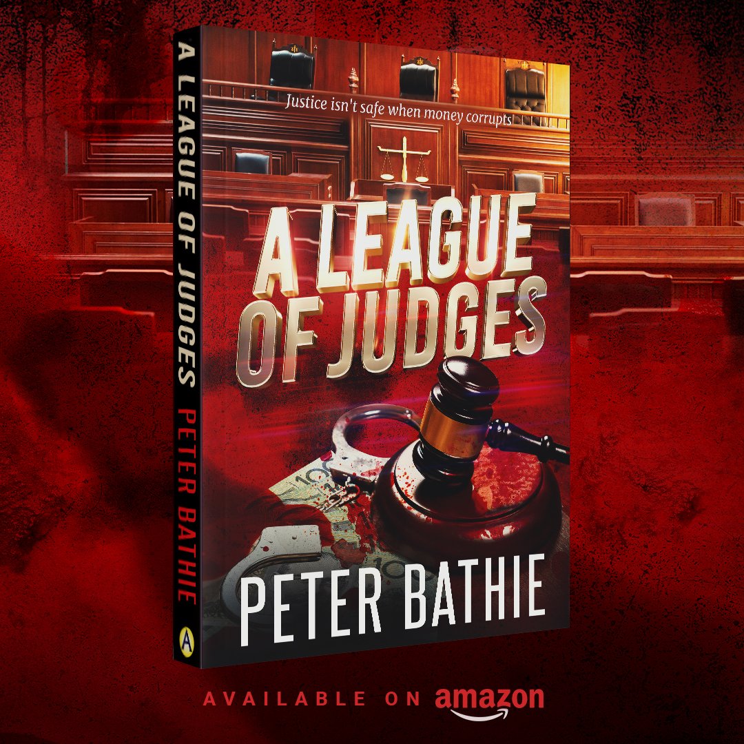 #freebook A League of Judges by Peter Bathie

Something evil is afoot in the court of law.
Read more 📚🤓👉 amzn.to/3J8FtWD

Need a stunning #BookCover 📕?
👉 bit.ly/Superb-Covers

#booktwits #MustRead #thrillerbooks #crimebooks
#bookcovers #bookdeal #free #book