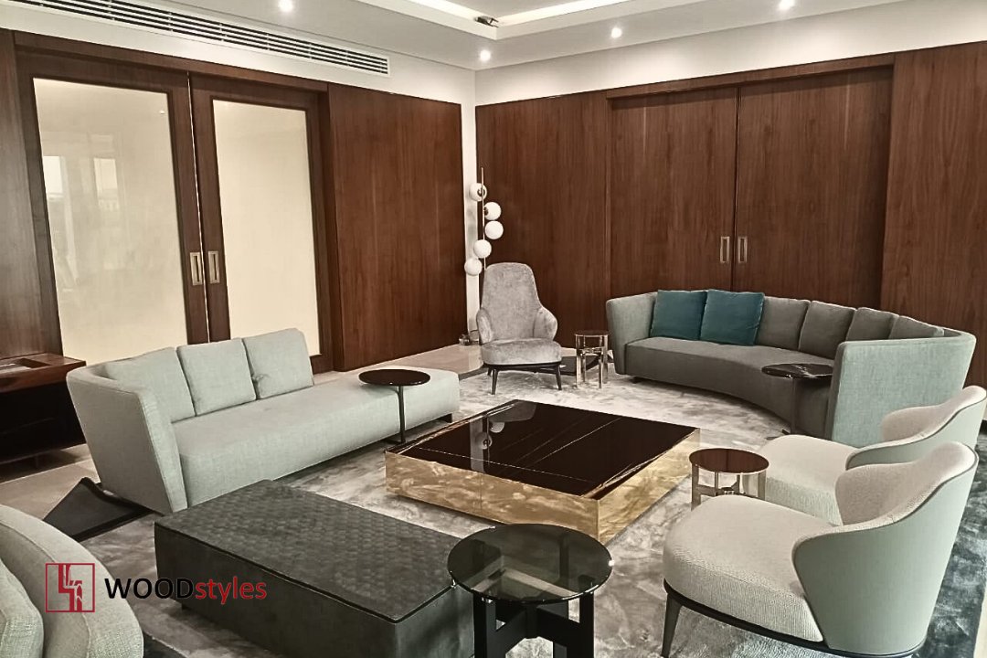 The living room, being the heart of your home, should radiate an ambiance that invites you to unwind and revel in its splendour.

#woodstyles #woodstylesltd #woodworking #interiordesign  #joinerydesign #turnkey #bespokejoinery #woodwork #lagosnigeria
#woodfitout