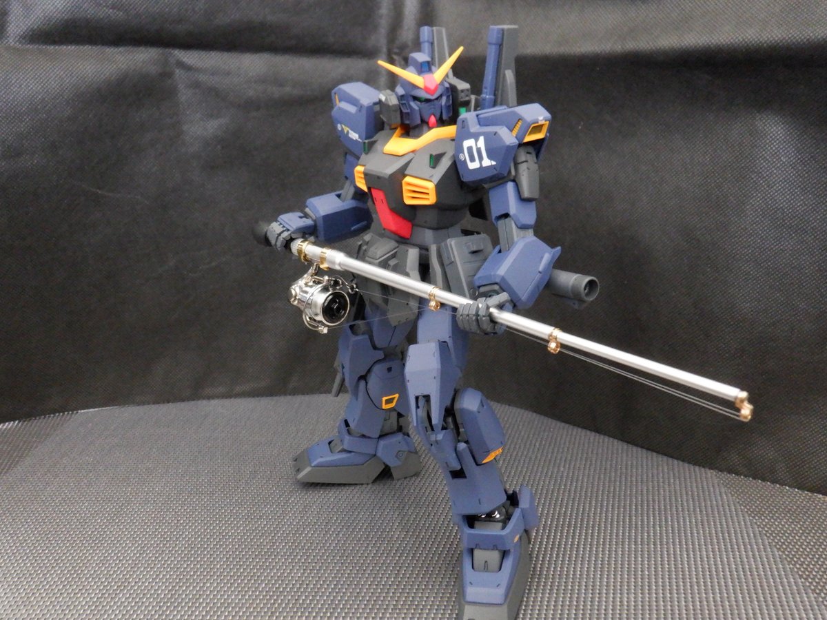 ausgang255's tweet photo. カプセルトイのミニミニ釣具
予定(思い付き)通りMGに合うサイズだったけど、やはりモビルスーツが持つと武器にしか見えないか😗
#ガンプラ
#カプセルトイ 
#ガチャガチャ https://t.co/ohYKgVYQFQ