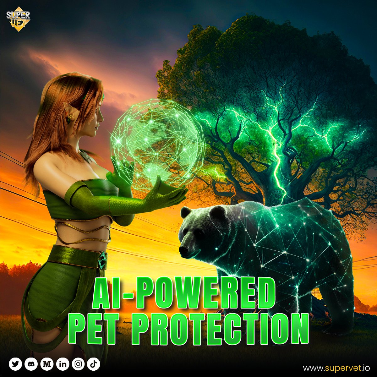 🐾 Prepared for an #AI-powered pet care revolution - Super Vet is here to amaze!

Stay tuned for exciting updates! 📲🐶
⏩discord.com/invite/J3rywtp…

#MCMComicCon #HongKong #CryptoTwitter #Airdrops #BRC20 #Batman #GameFi #VR #supervet #ArtificialIntelligence #AnimalRights #GPS