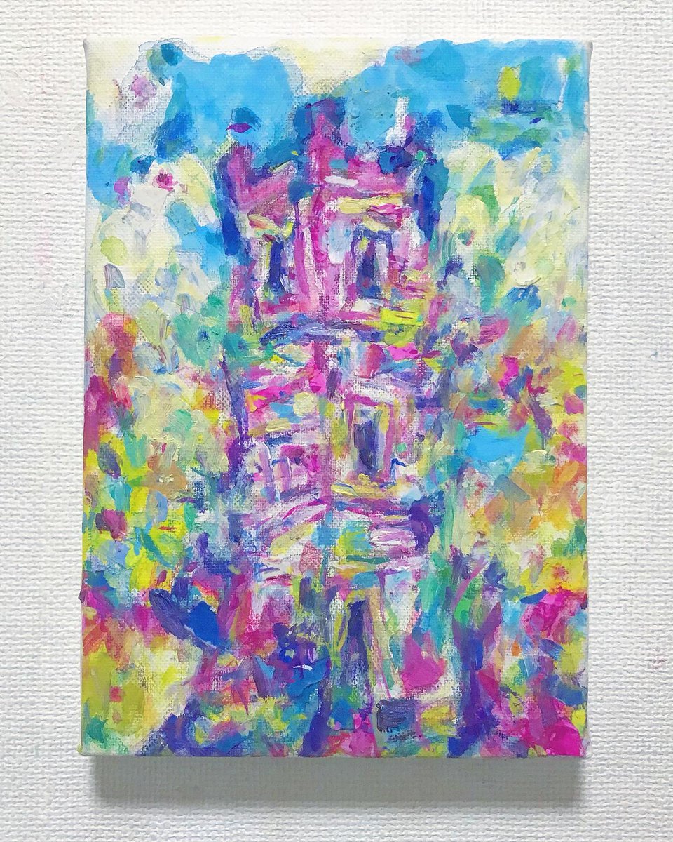 絵画。原画【かわいいマルジースはジュースが好き】 絵画