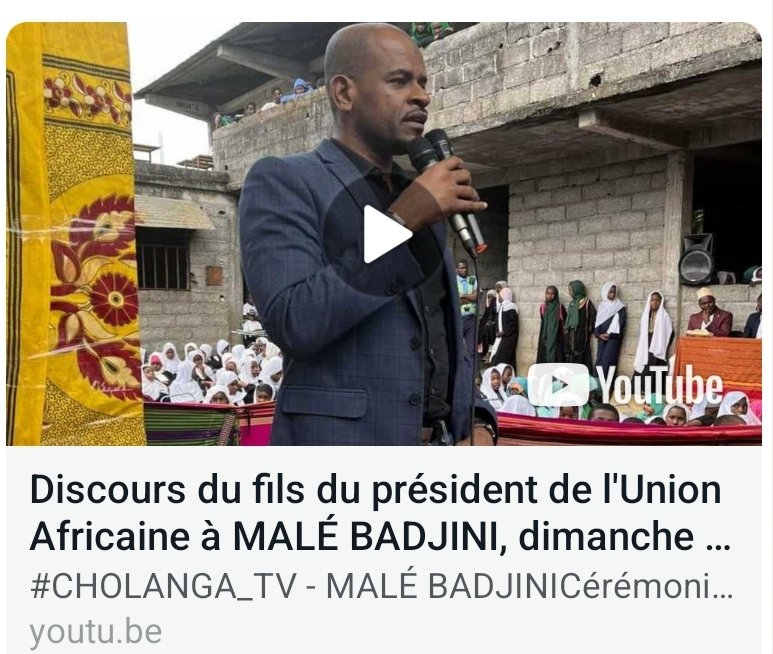 AchmetSaid's tweet photo. Watukufu j ai une question 
Au fait le @CP_Fathou fait le tour des villes pour faire des meeting.@Azali_officiel , @MSAIDIEHoumed et surtout #fakri mradabi pouvez me dire où est ce qu il fait ses demandes d autorisation alors les autres n ont pas droit de tenir un meeting dehors? https://t.co/n685U7INox