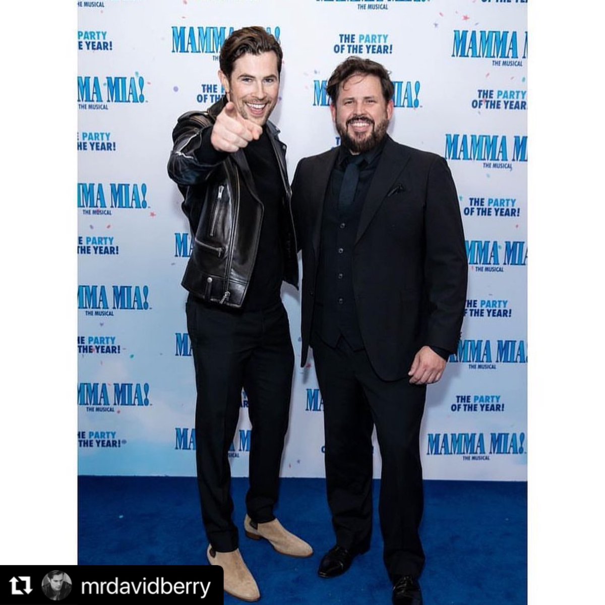 New #davidberry photos via his IG and from Getty images from mamamiaoz show on May 27th #outlander