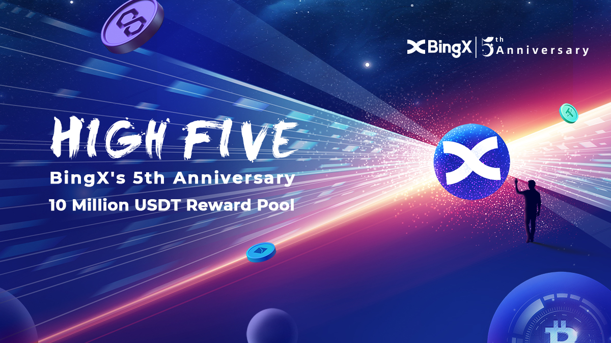 BingX 5th Anniversary; Give Us a High Five!