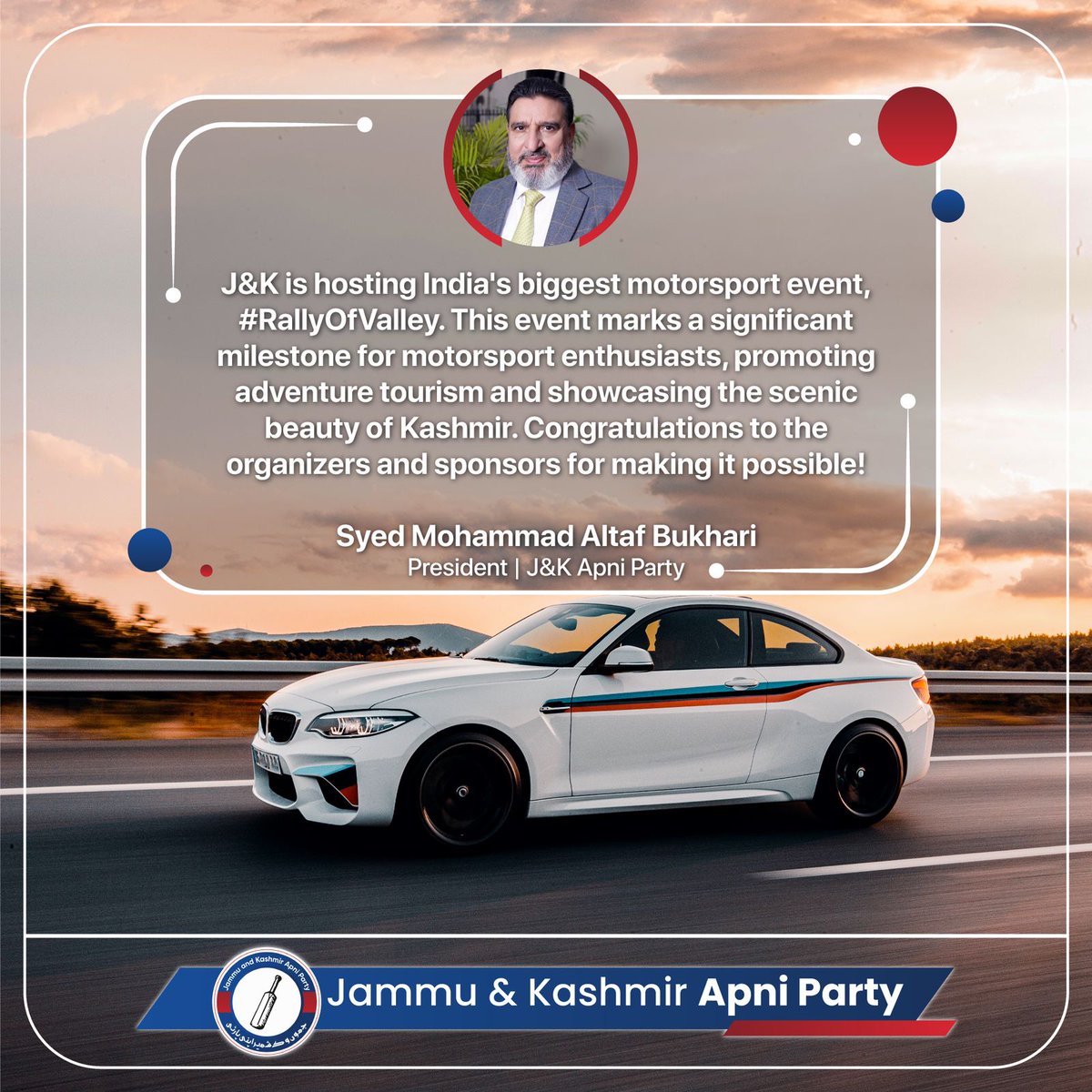 Apnipartyonline's tweet image. Jammu and Kashmir Apni Party - President @SMAltafBukhari tweets,
#Jkap #apniparty #jkapniparty #apnipartyonline #AltafBukhari #JammuAndKashmir