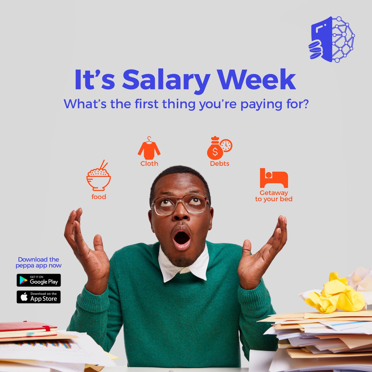 It’s salary week!

Get your money ready to pay your cravings with peppa.

#peppa.io #paywithpeppa #savedbypeppa #paysafelyonline #salaryweek