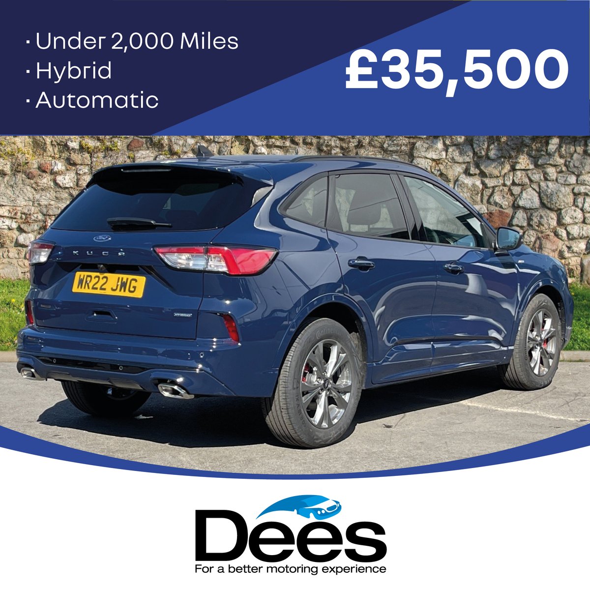 Dees_Ford's tweet photo. 2022 Ford Kuga 2.5 FHEV ST-Line Edition CVT, Hybrid.
With Sat Nav. Under 2,000 Miles in Blazer Blue.

Available at £35,500

- Part Exchange Available
- Ready to Test Drive
- Finance Available
- Qualifies for Warranty4Life

Find out more: 020 8031 9513

https://t.co/D7aiewkDs5 https://t.co/bR45Pd0ieW