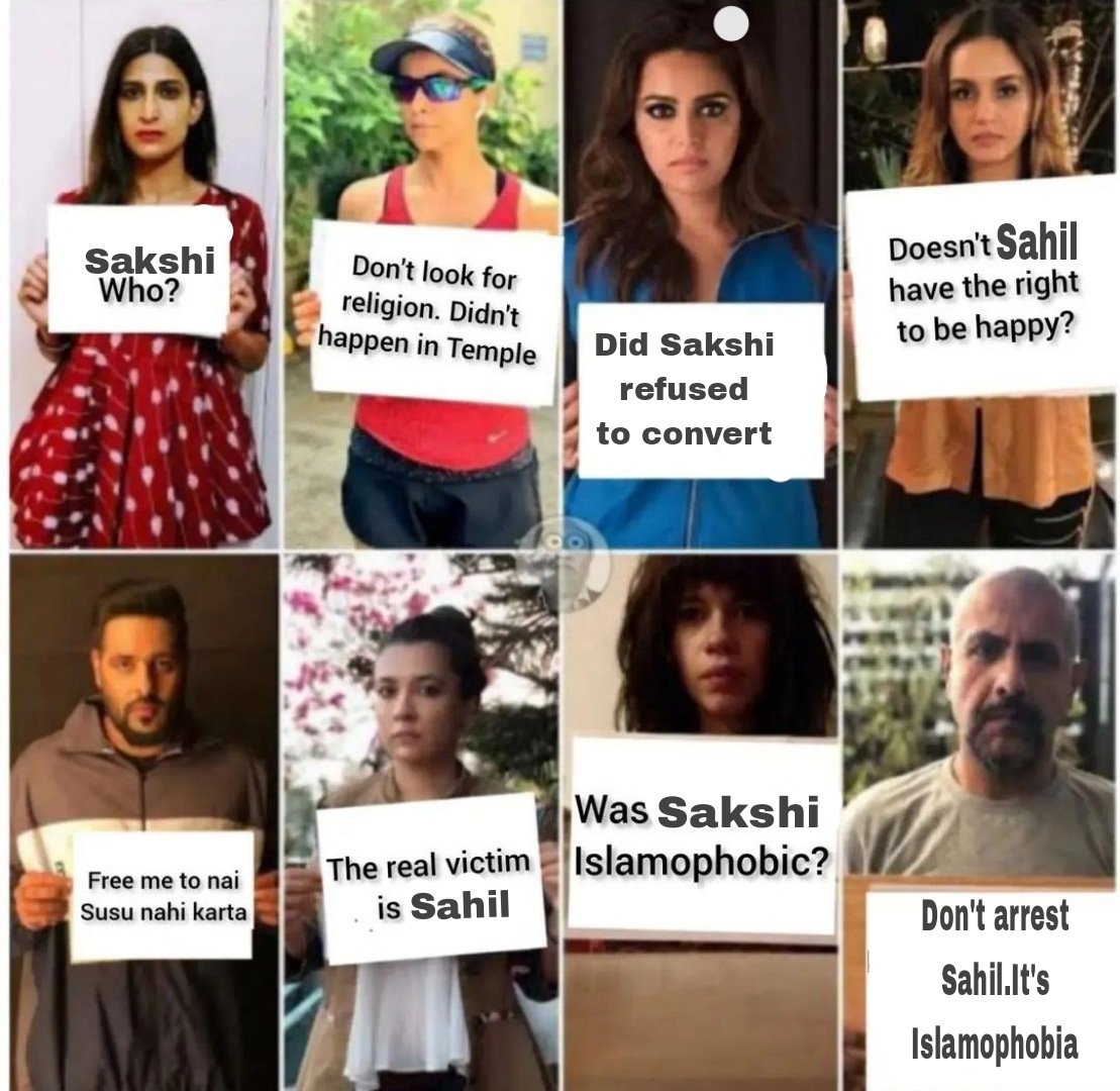 shub01ham's tweet photo. @DelhiPolice @PMOIndia ,sakshi muder case is a perfect example of inhumanity in so called peaceful religion and weak law towards crimes and love jihad.
We want a strong law for crime. Death punishment should given to murderer.
Kab tak aftab,sahil jaison ko jail me rakh k paloge. https://t.co/N0GRNtpieB