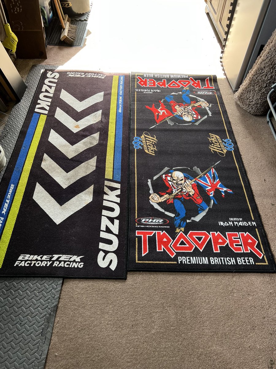 New mat for the mancave 😎