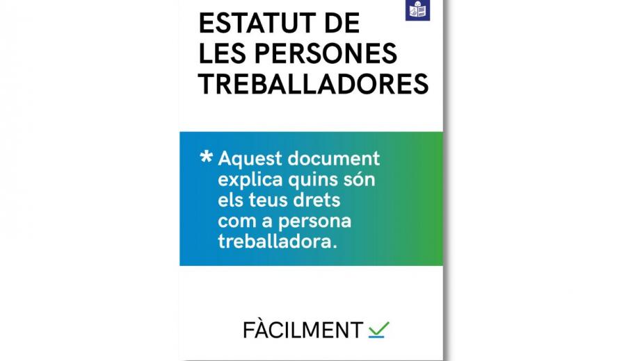 Saps quins són els teus drets com a persona treballadora?

A través de #Fàcilment, l'Apòstrof hem adaptat a #LecturaFàcil l'Estatut de les persones treballadores.  ✅Amb la validació de l'equip de @TEBcooperativa 

Ja pots consultar el document⬇️

facilment.org/wp-content/upl…