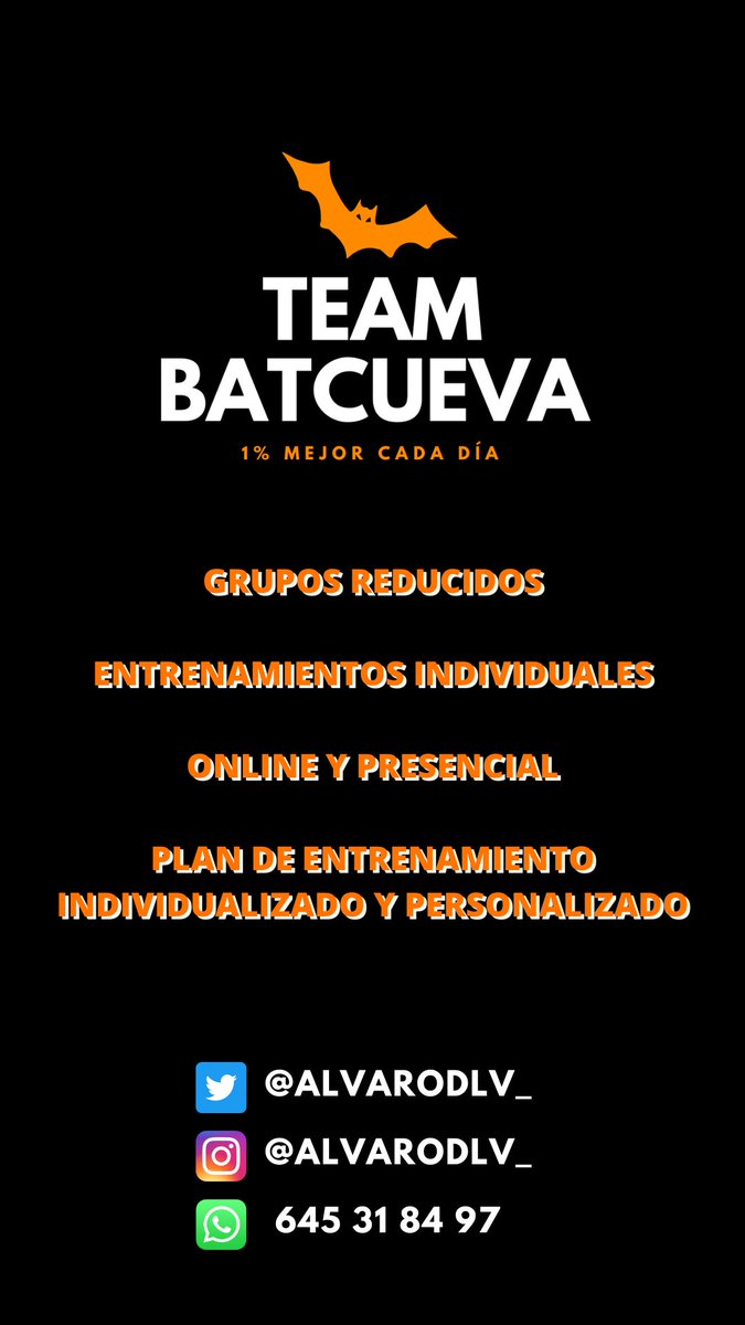 alvarodlv_'s tweet photo. ¡ABRIMOS PLAZAS EN TEAM BATCUEVA! 🦇⚠️

𝙎𝙞 𝙦𝙪𝙞𝙚𝙧𝙚𝙨 𝙡𝙡𝙚𝙜𝙖𝙧 𝙧𝙖𝙥𝙞𝙙𝙤, 𝙫𝙚 𝙨𝙤𝙡𝙤. 𝙎𝙞 𝙦𝙪𝙞𝙚𝙧𝙚𝙨 𝙡𝙡𝙚𝙜𝙖𝙧 𝙡𝙚𝙟𝙤𝙨, 𝙫𝙚 𝙖𝙘𝙤𝙢𝙥𝙖ñ𝙖𝙙𝙤.

No dudes, pídeme más información ‼️📞

Compártelo a alguien que necesite ayuda o la esté buscando 🔁🧡 https://t.co/7zBe3vf7YG