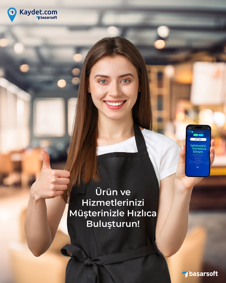 basarsoft's tweet photo. https://t.co/F0klLwTbI0 (Haritalara Kayıt Servisi) ile işletmenizi dijital haritalarda görünür hale getirin, ürün ve hizmetlerini müşterinizle hızlıca buluşturun.
Detaylı bilgi için https://t.co/brXzgvIrpZ bağlantısını ziyaret edebilirsiniz.
#Kaydetcom https://t.co/LLaR83suqb