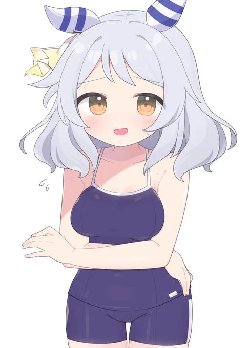 泳ぎが苦手なヒシミラクルちゃん #ウマ娘