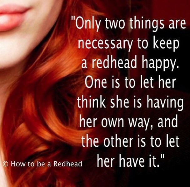 TheRedheadDays's tweet photo. Having my own way…#MyPurposeInLifeIs https://t.co/ygpGG3iygB