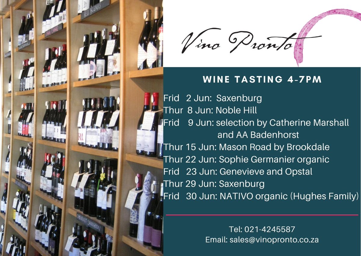 June in-store tastings
#winetasting #vinoprontofinewines