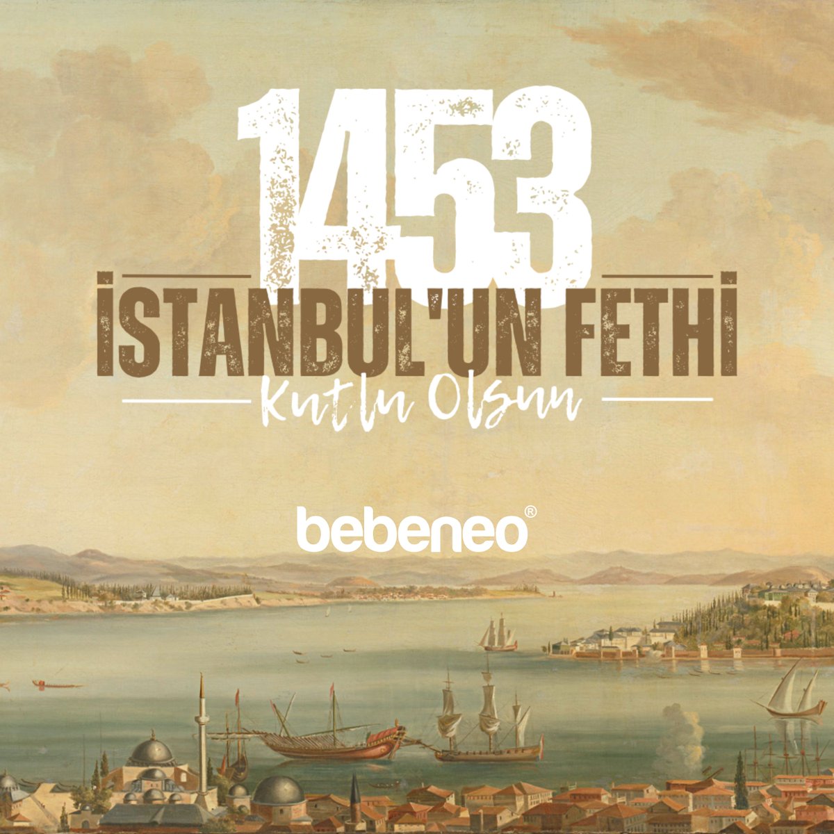 İstanbul'un Fethinin 570. yıldönümünde; Fatih Sultan Mehmet Han'ı, fetih ordularını, aziz şehitlerimizi, Peygamberimizin müjdesine nail olmak için yola revan olan ecdadımızı rahmetle ve minnetle anıyoruz. #istanbulunfethi #bebeneo #maksgrup