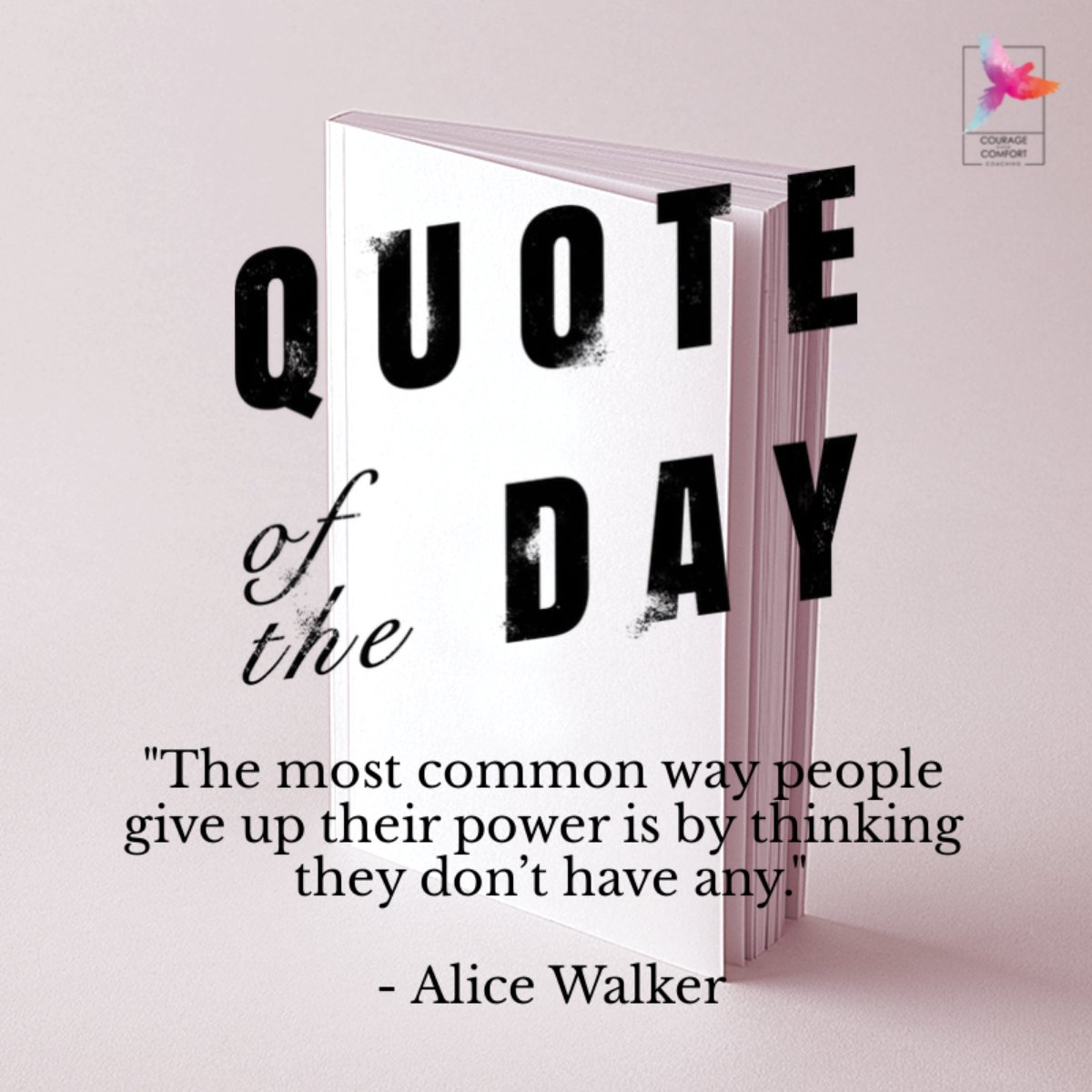 Believe in your ability to shape your own life. Let's make this Monday a catalyst for self-empowerment! #mondaymotivation #alicewalker #quotes #mondaymindset #motivationmonday #mondayinspiration #executivecoaching #leadershipcoaching #lifecoaching #courageovercomfortcoaching