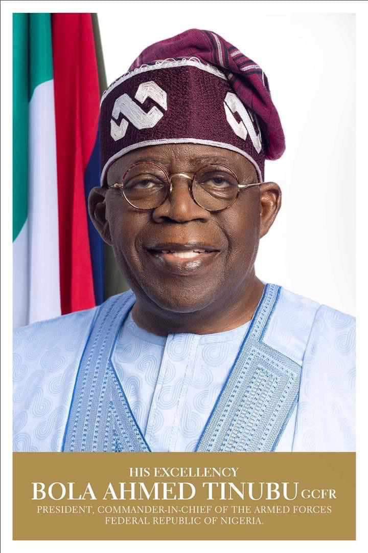 His Excellency 
Asiwaju Bola Ahmed Tinubu, GCFR 
16th President and Commander-in-Chief of the Armed Forces
Federal Republic of Nigeria