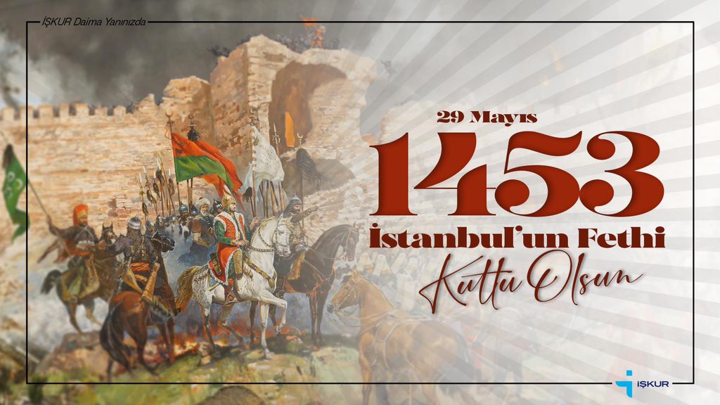 Tarihin dönüm noktalarından biri olan İstanbul’un Fethi'nin 570. yıl dönümünü kutluyor, çağ açıp çağ kapatan Fatih Sultan Mehmet Han’ı ve kahraman ecdadımızı rahmet ve minnetle yâd ediyoruz.
 
#1453
#İstanbulunFethi