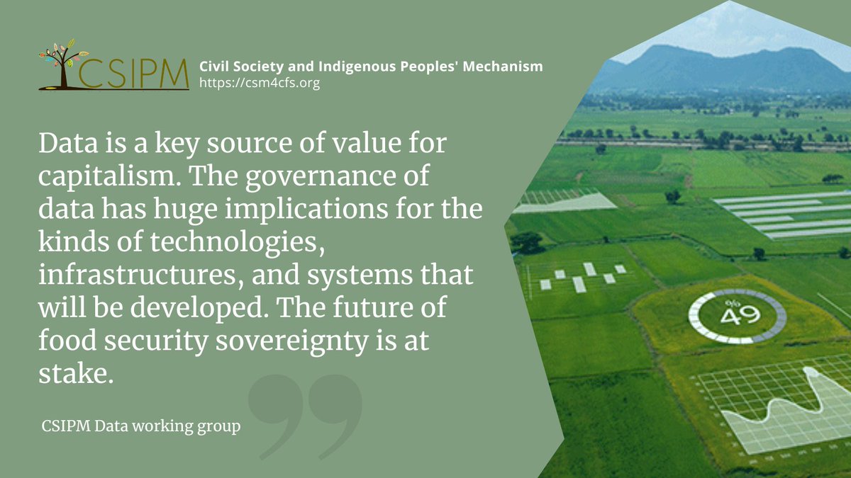 📢Negotiations on <a href="/UN_CFS/">CFS</a> policy recommendations for Data Collection &amp; Analysis Tools in Food Security &amp; Nutrition have begun. Keep an eye on this🧵for updates! #CFSData