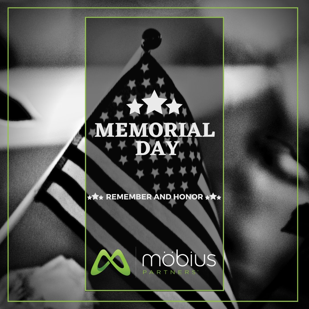 MobiusPartners's tweet photo. We remember and honor the brave men and women who lost their lives defending our country.  Thank you.  Happy Memorial Day! https://t.co/F4ZwWqRcSI