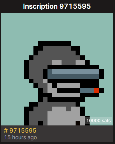 I think this one is quite cool <a href="/BDMonkeyBTC/">Bitcoin Develop Monkey｜🧬</a>