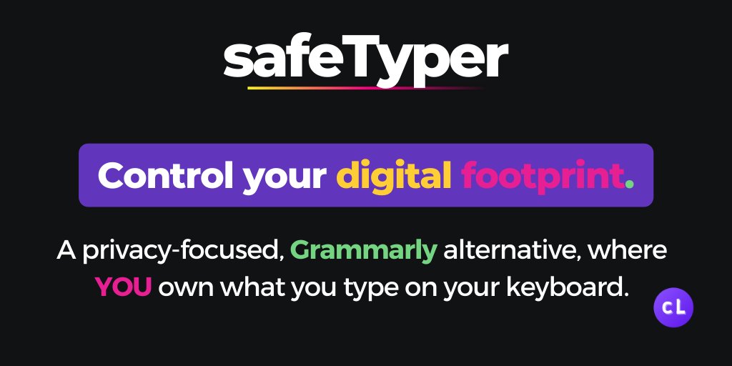 🚀So here we go. I would like validate one of my idea,  never done this before, so I’m a bit scared.😬

SafeTyper - A privacy-focused, Grammarly alternative, where YOU own what you type on your keyboard.

store.coollabs.io/checkout/buy/b…

No monthly fees - pay once, use forever. Use your