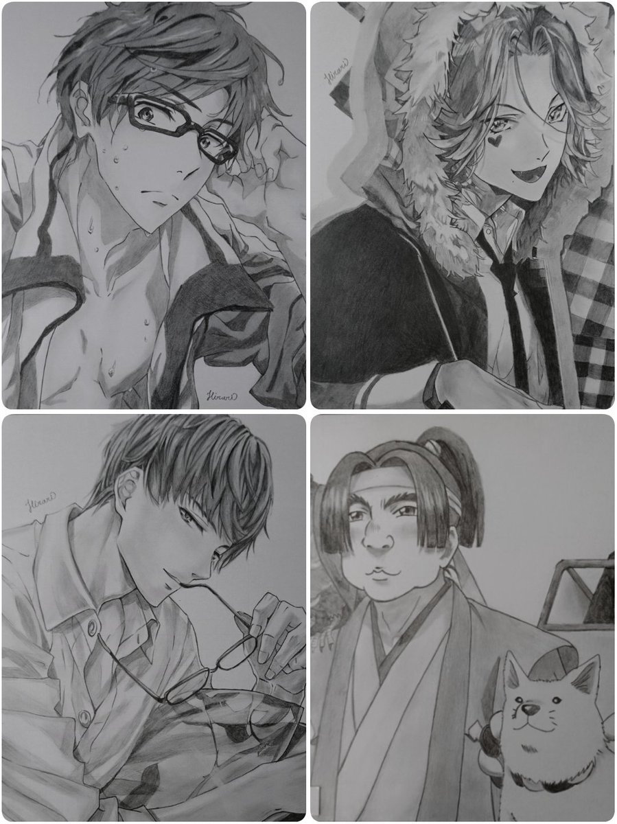 平川さんボイスキャラまとめ 2

free! 竜ヶ崎怜

DIABOLIK LOVERS 逆巻ライト

恋とプロデューサー シモン

鬼灯の冷徹 桃太郎
#平川大輔 #模写 #鉛筆画 