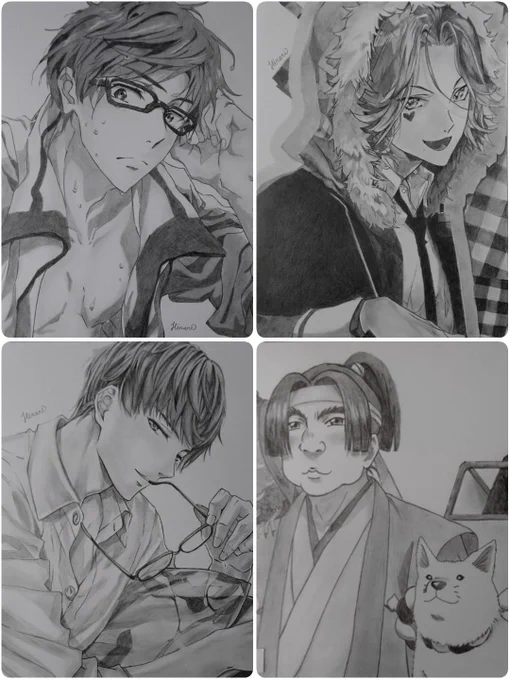平川さんボイスキャラまとめ 2

free! 竜ヶ崎怜

DIABOLIK LOVERS 逆巻ライト

恋とプロデューサー シモン

鬼灯の冷徹 桃太郎
#平川大輔 #模写 #鉛筆画 