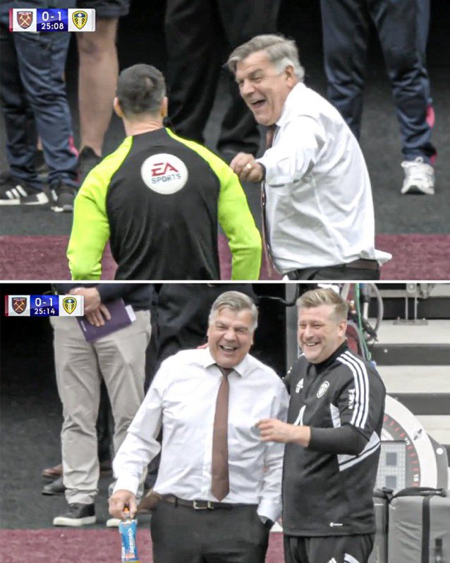 fplslh's tweet photo. Never forget when Big Sam tried to bribe the referee 🤣 https://t.co/HZiJqrJSmC
