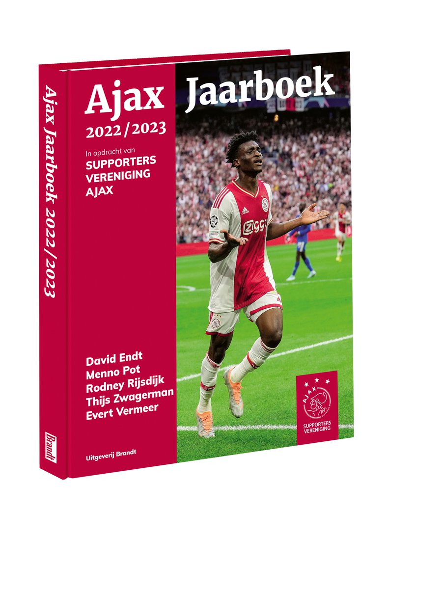 Het #Ajax Jaarboek, onmisbare clubtraditie, ook na slechte seizoenen. Slecht jaar, mooi jaarboek, met @david_endt, <a href="/ThijsZwagerman/">Thijs Zwagerman</a> en @mennopot als chroniqueurs.

#Branie geeft twee exemplaren weg. Volg ons account en retweet dit bericht. Zondag 11/6 wijzen we twee winnaars aan!
