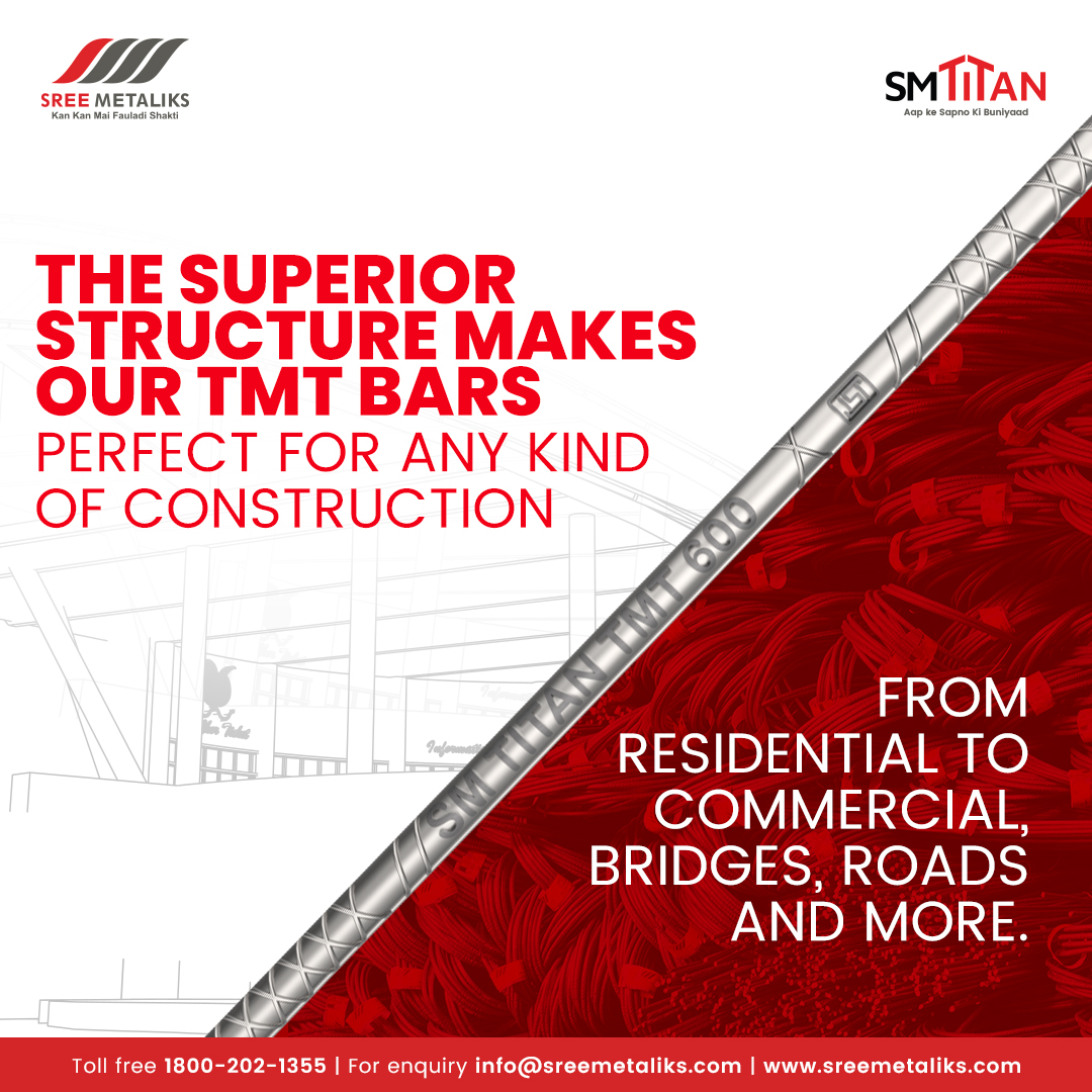 Get more out of every project with #TMTBars! Our superior-strength bars are supervised by experienced engineers and come with the best quality assurance.⁣⁣  #Construction #StrengthenYourProjects #MaximizeEveryProject #SuperiorStrength #ExperiencedEngineers #QualityAssurance