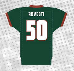 No lo digo yo, la descripción merecida en la web de @Dragons_BCN 
Leonardo Rovesti <a href="/leorovestif/">Leonardo Rovesti</a> : Empezó su aventura en fútbol americano a los 16 años. Arrancó como Kicker, pasó por Running  Back y, finalmente, se estableció como Linebacker.