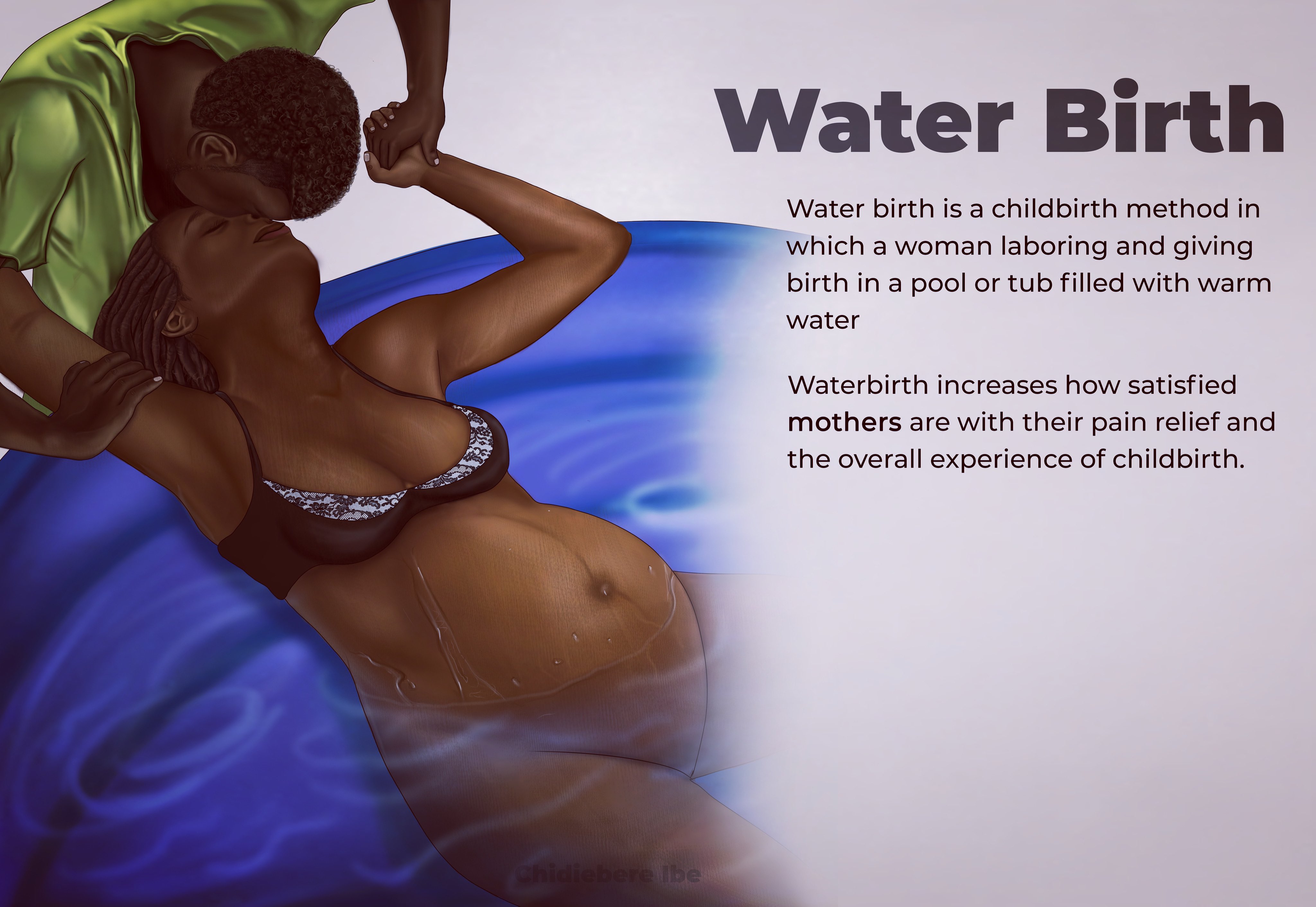 Chidiebere Ibe 𝕏 on X: Water birth offers a serene and gentle