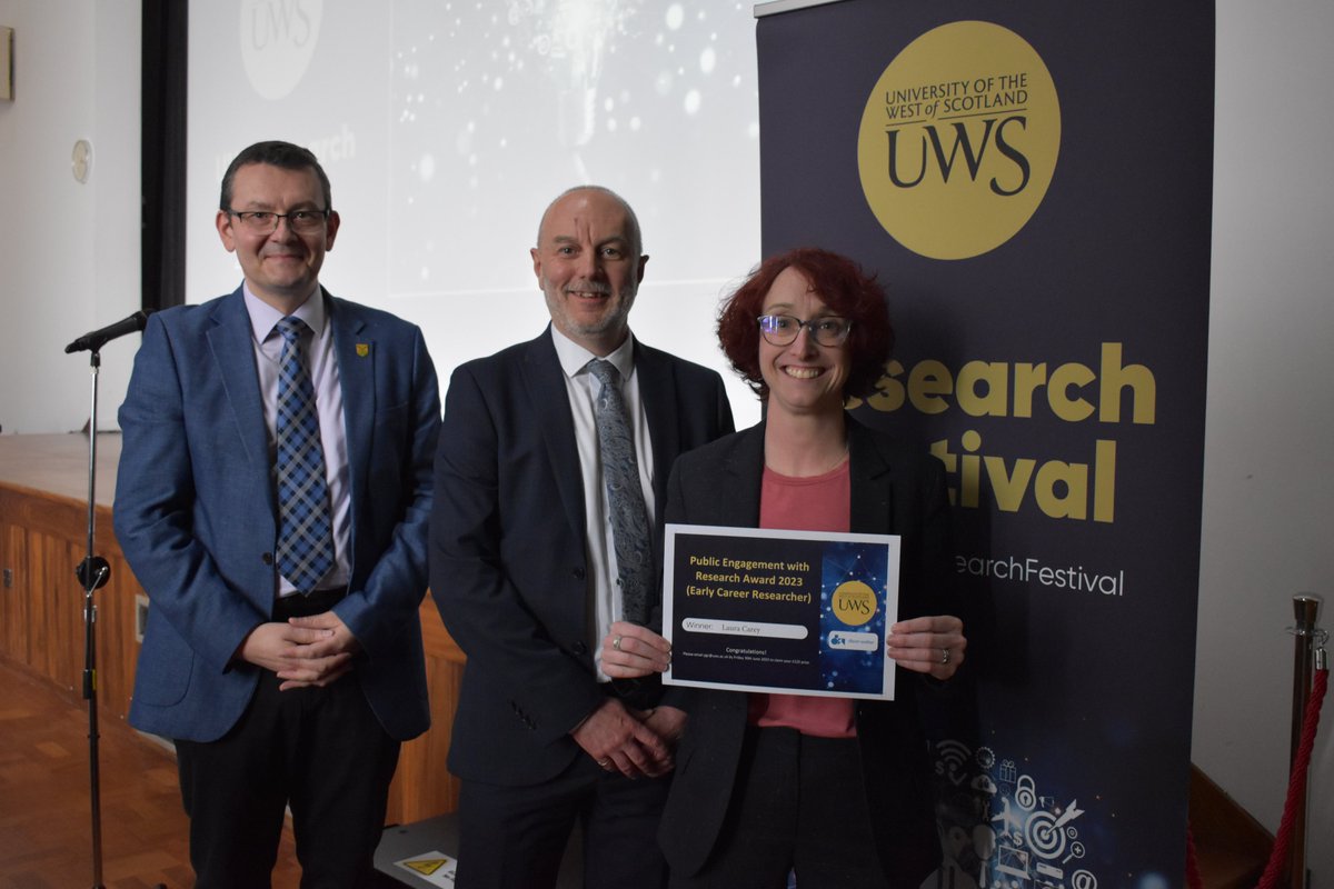 UWS (@uniwestscotland) on Twitter photo There was a fantastic turnout at the #UWSResearchFestival2023 at UWS Paisley campus last week, with awards including <a href="/3MT_official/">Three Minute Thesis</a> where both the Judges AND Peoples' Choice prizes went to @susielewis1979 - thanks to everyone who took part, and congratulations to all the winners! There was a fantastic turnout at the #UWSResearchFestival2023 at UWS Paisley campus last week, with awards including <a href="/3MT_official/">Three Minute Thesis</a> where both the Judges AND Peoples' Choice prizes went to @susielewis1979 - thanks to everyone who took part, and congratulations to all the winners!