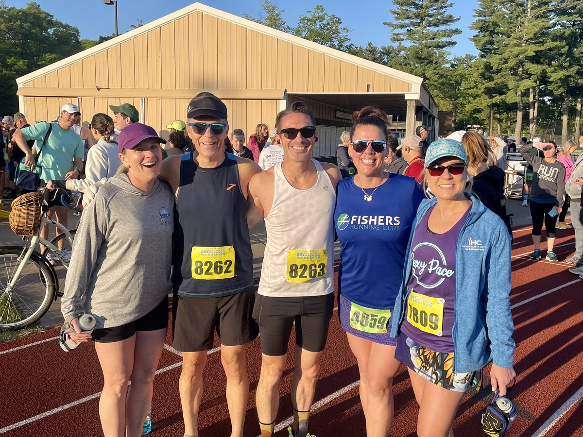 Marathon #6 @TCTCbayshore Fun weekend w/great friends #MedalMonday #Marathon #BeatYesterday #running #RunningFriends #SexyPace #Michigan #scenicroute #LakeMichigan #TraverseCity #NoMeatAthlete