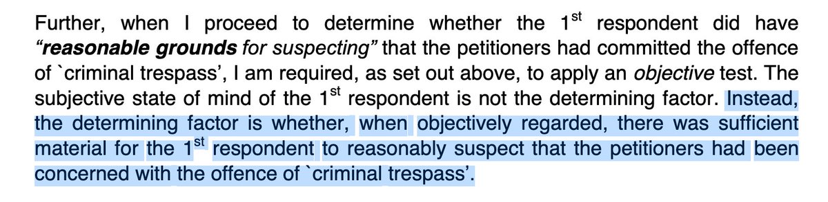 Interesting, I was just talking about the Jehovah's Witnesses case (Swarna Manjula's case) with some friends today. This is what the Late Prasanna Jayawardena J had to say about conditions for an arrest.