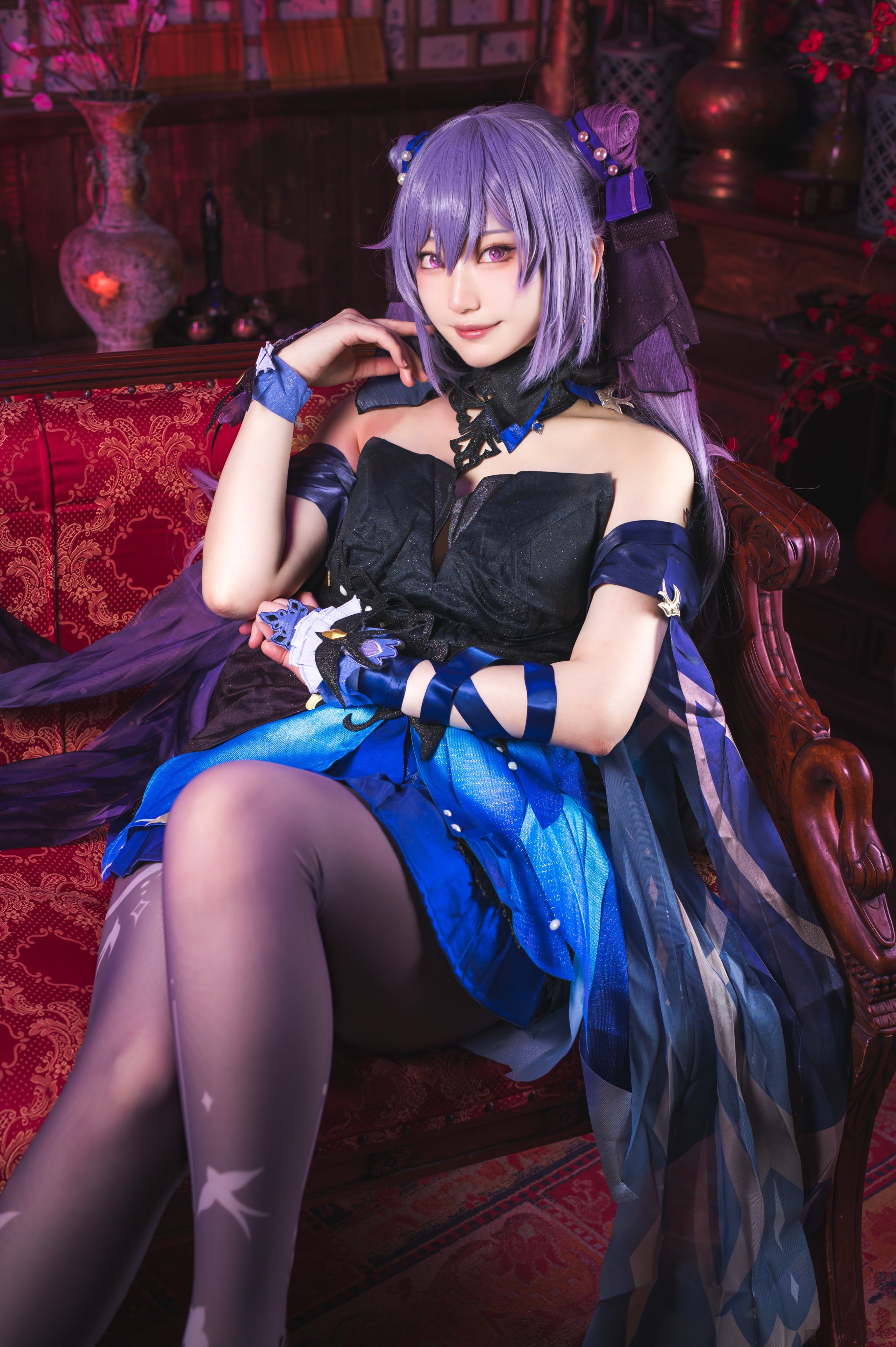 cosplay keqing genshin impact