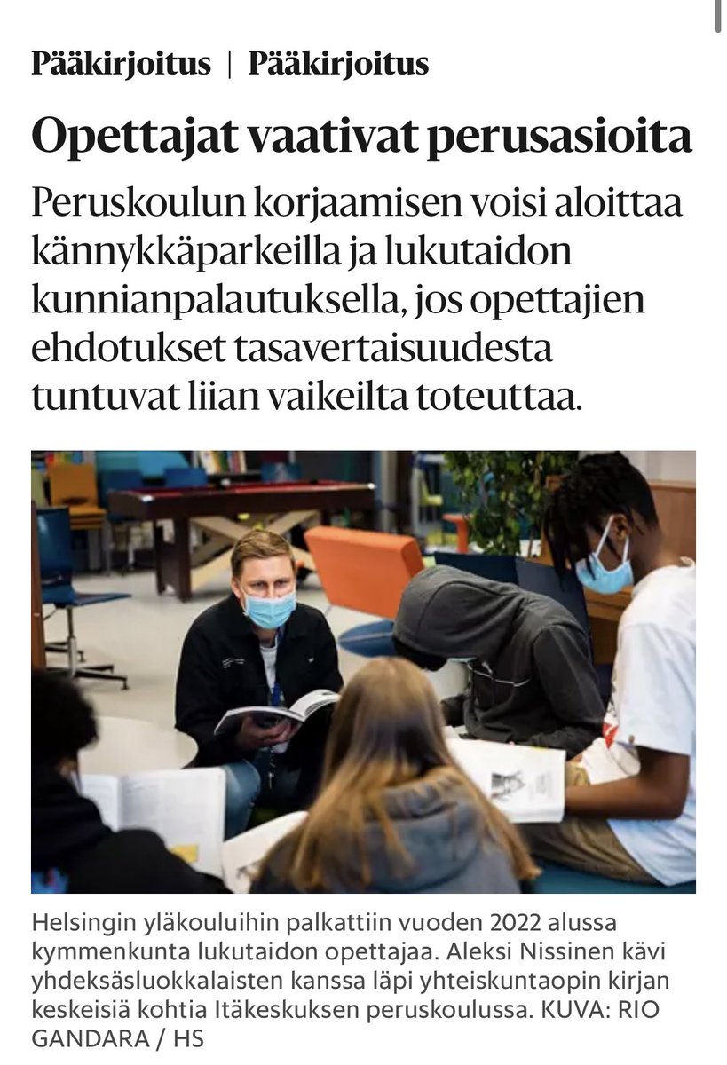 Ei käy!🤚

Lisää LGBT:tä & #ilmastonmuutos aivopesua&pelottelua kehiin, myös päiväkotiin.

Sukupuolia on 32 ja CO2 on myrkky ja Sanna Marinin muotokuva kaikkiin koulun tiloihin!

Liha pois ja soijanakkeja tilalle!

”Rasistit” ulos kouluista!

Älyyks!? 🫵

🧠🚿
#uusinormaali 🤡🇫🇮