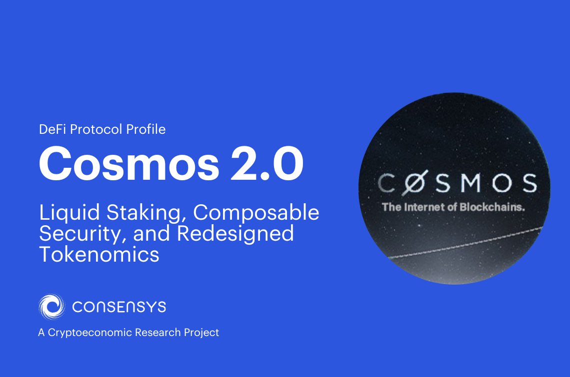 ijijoyce's tweet image. A scalable, open, and interconnected economy ☄️

In this #DeFi Protocol Profile, explore the full capabilities of @cosmos 💫

consensys.net/blog/cryptoeco…

#defiprotocol #cosmos #cosmos2.0 #consensys #iweb3