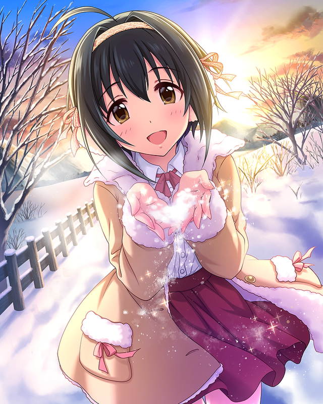 小日向美穂 「ホワイトニューイヤー特訓前美穂の王道メインヒロイン感とナチュラルにキス待ち顔して」|アシナギのイラスト