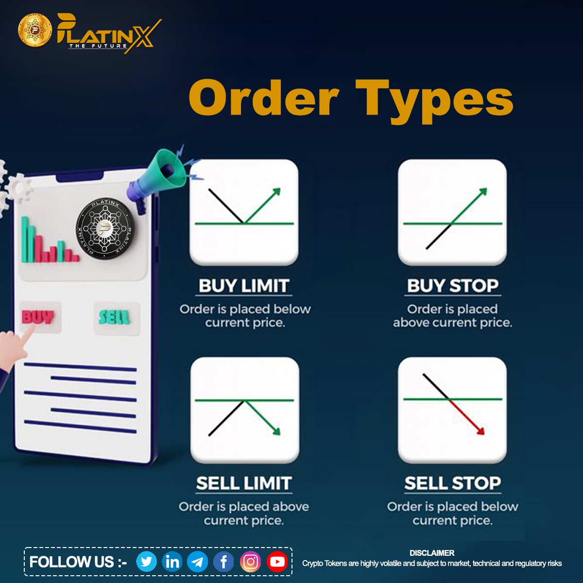 PlatinXOfficial's tweet photo. Understand the order type of buy and sell with Platinx
.
.
Visit: https://t.co/byEElTIDIS
.
.
#PTX #Platinx #cryptoinvestor #blockchaintechnology #technology #Trading #Cryptotrade #crypto #cryptomarket #blockchain #gamefi #NFTcommunity #readyforfuture #thefuture #cryptonews https://t.co/7L58NFD4Pm