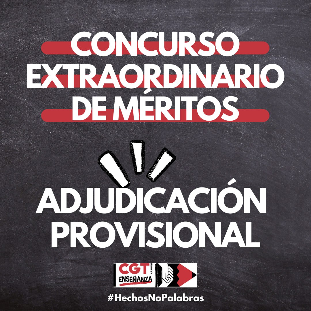 🔴⚫ publicada la resolución provisional del concurso de méritos 
cgtaragonlarioja.org/fedens/publica…