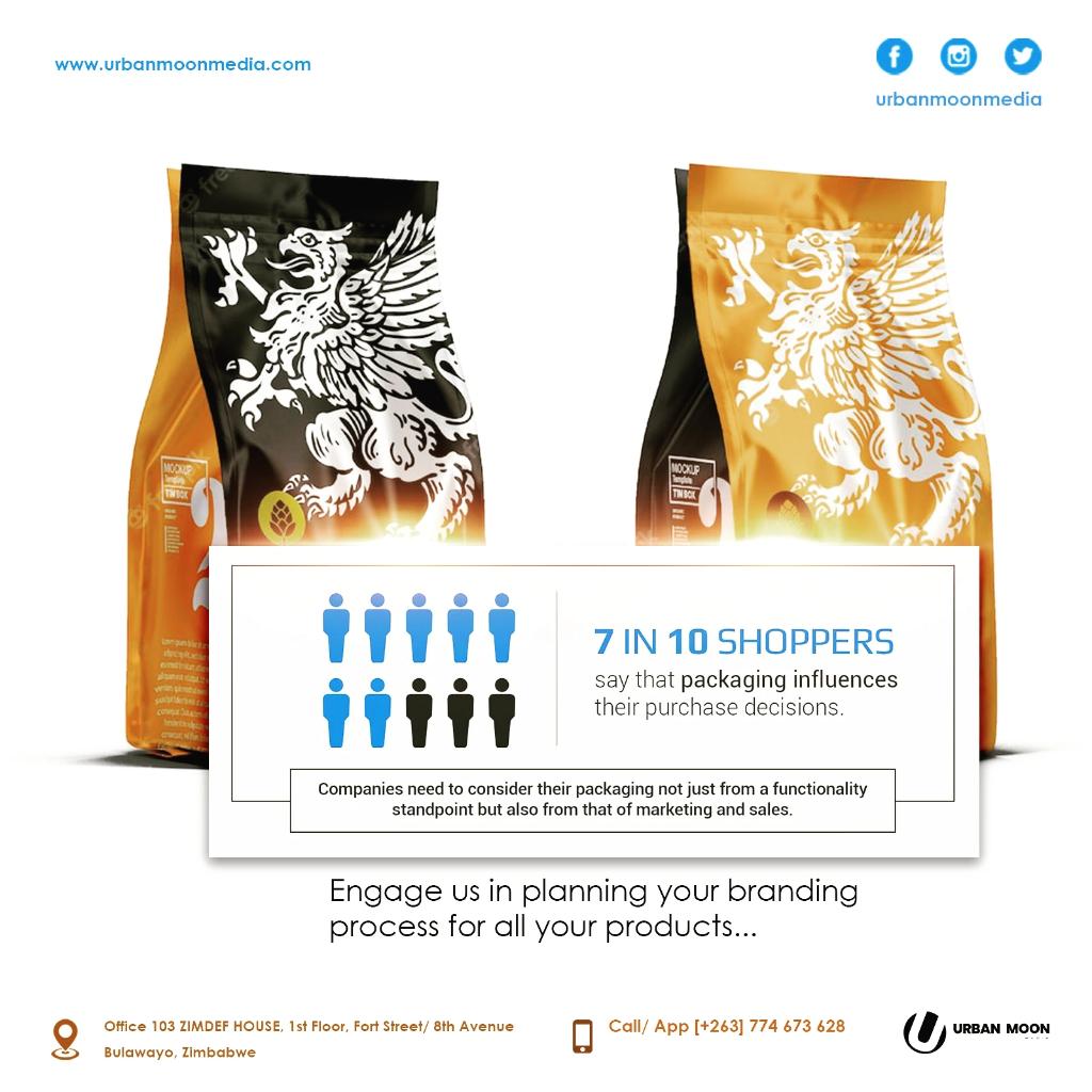 Packaging is an important aspect to your branding. Some brands are of high quality but packaging lets them down and sales are low because of that. You need a creative, well thought out theme that you will use in designing your advertising material and packaging...