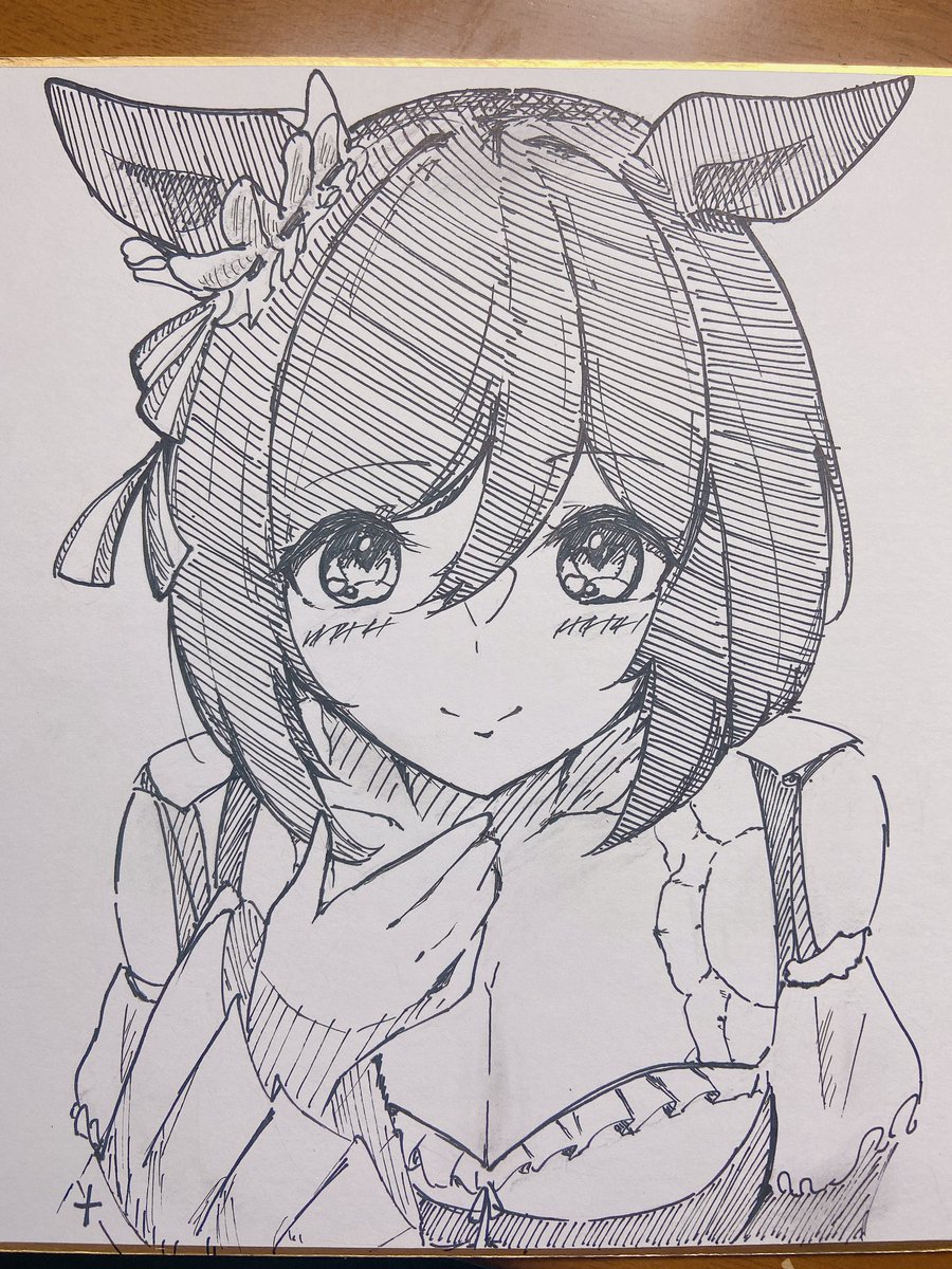 ウマ娘「原稿に追われててあんまりかと思ってたけど意外と描いてた、エライネ!! #ウマ娘 」|ぽにめりのイラスト