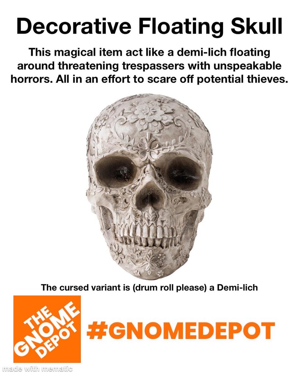 Gnome Depot tweet media