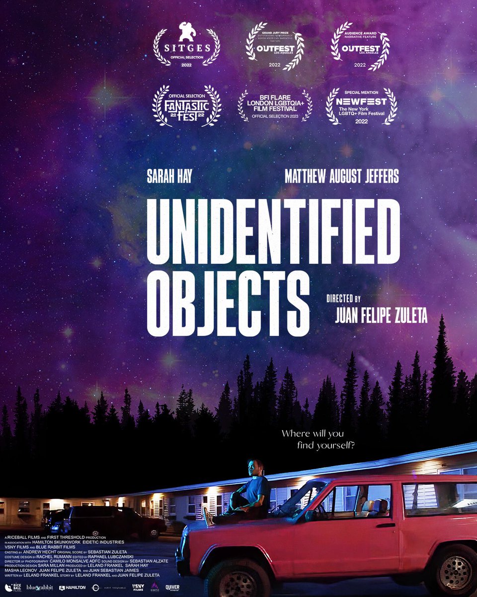 QuiverDistrib's tweet image. Where will you find yourself? NEXT FRIDAY we hope it’s in front of a screen watching #UnidentifiedObjects. 😉

Discover the unknown with stars @OhHeyJeffers and Sarah Hay. 💫 Buy or rent June 9.