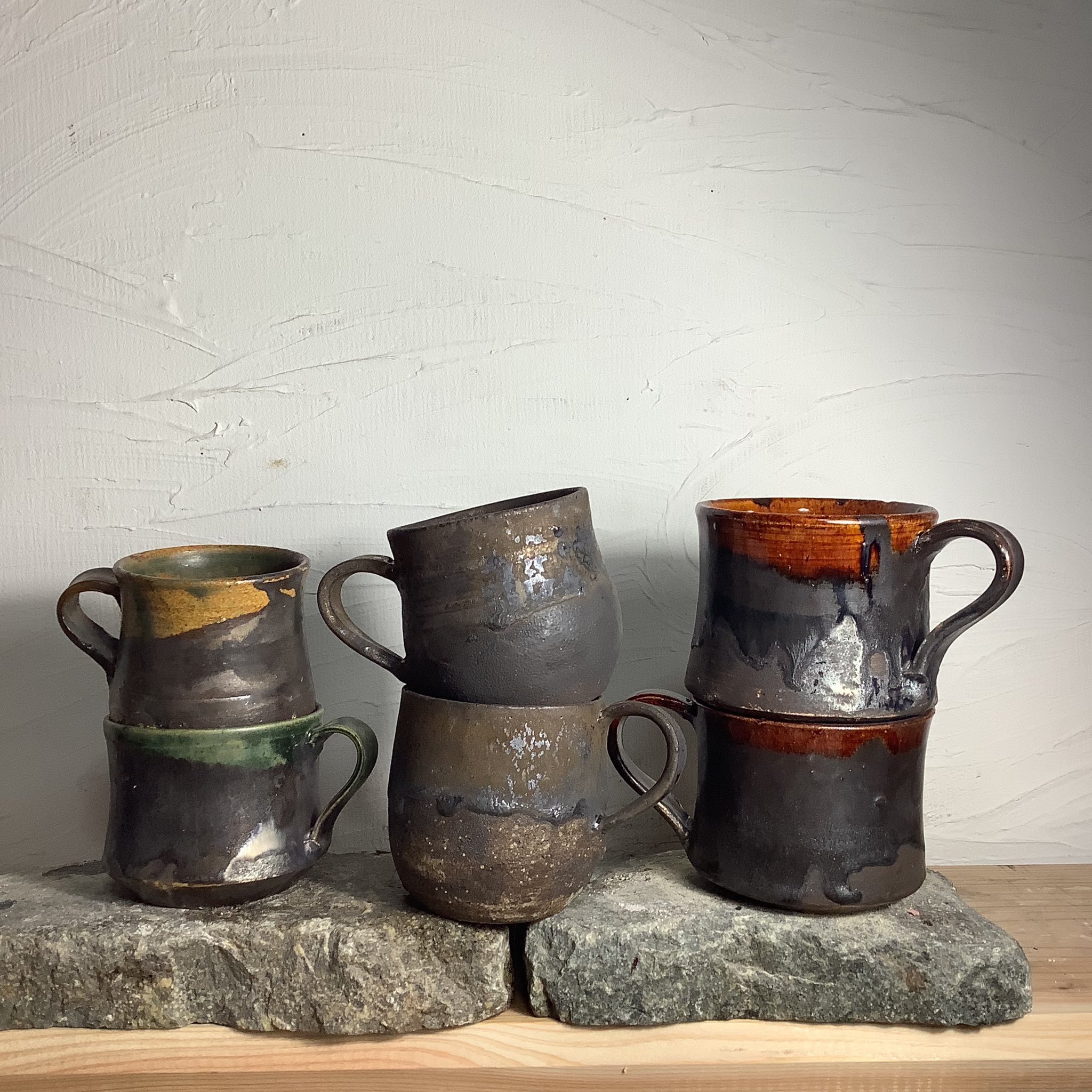 激レア釉薬 大鉢【姫野翔太】BLACK star Cylinder 【鉢】姫野 翔太