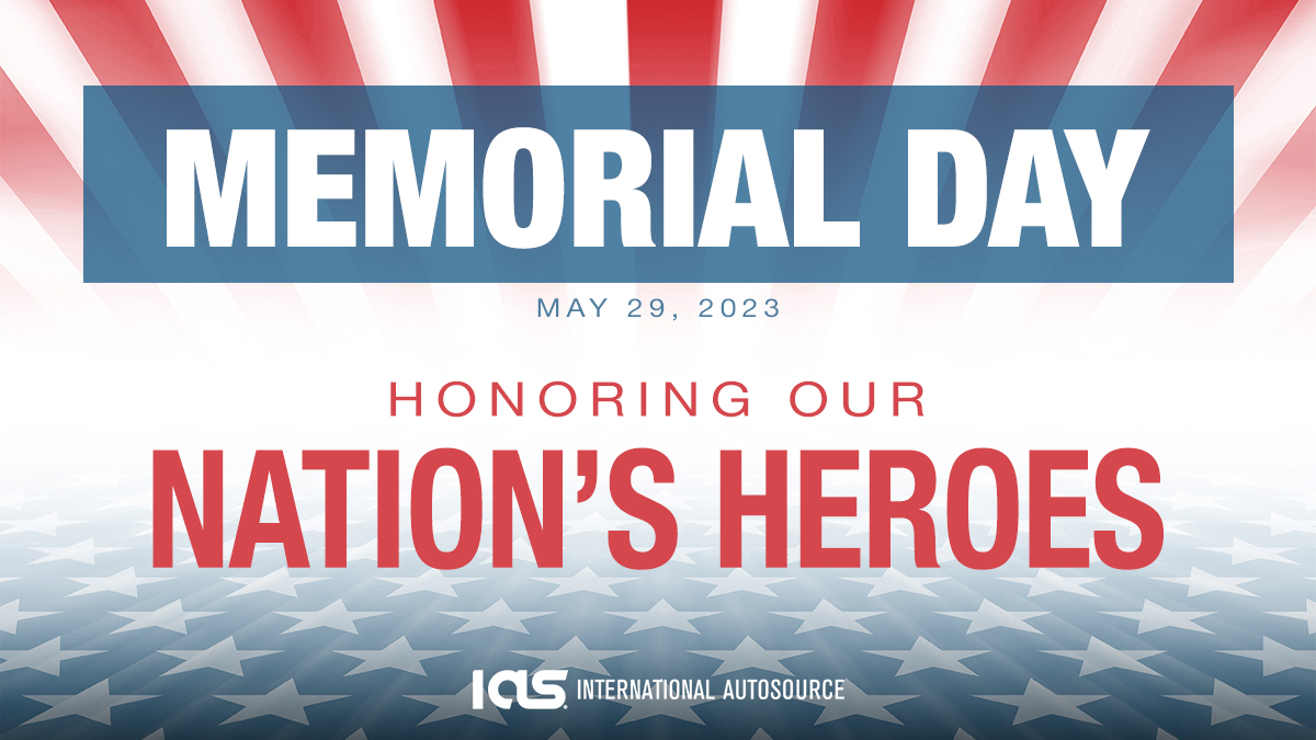 IntlAutoSource's tweet photo. Join us in honoring our nation's heroes this Memorial Day because the liberties we enjoy today came from heavy sacrifice.

We remember our fallen service members with pride today and every day.

#memorialday #honorthefallen #internationalautosource https://t.co/3ObdvXjcb1